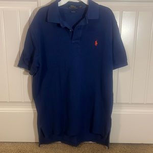 Ralph Lauren Dark Blue Polo Shirt Classic Fit Large